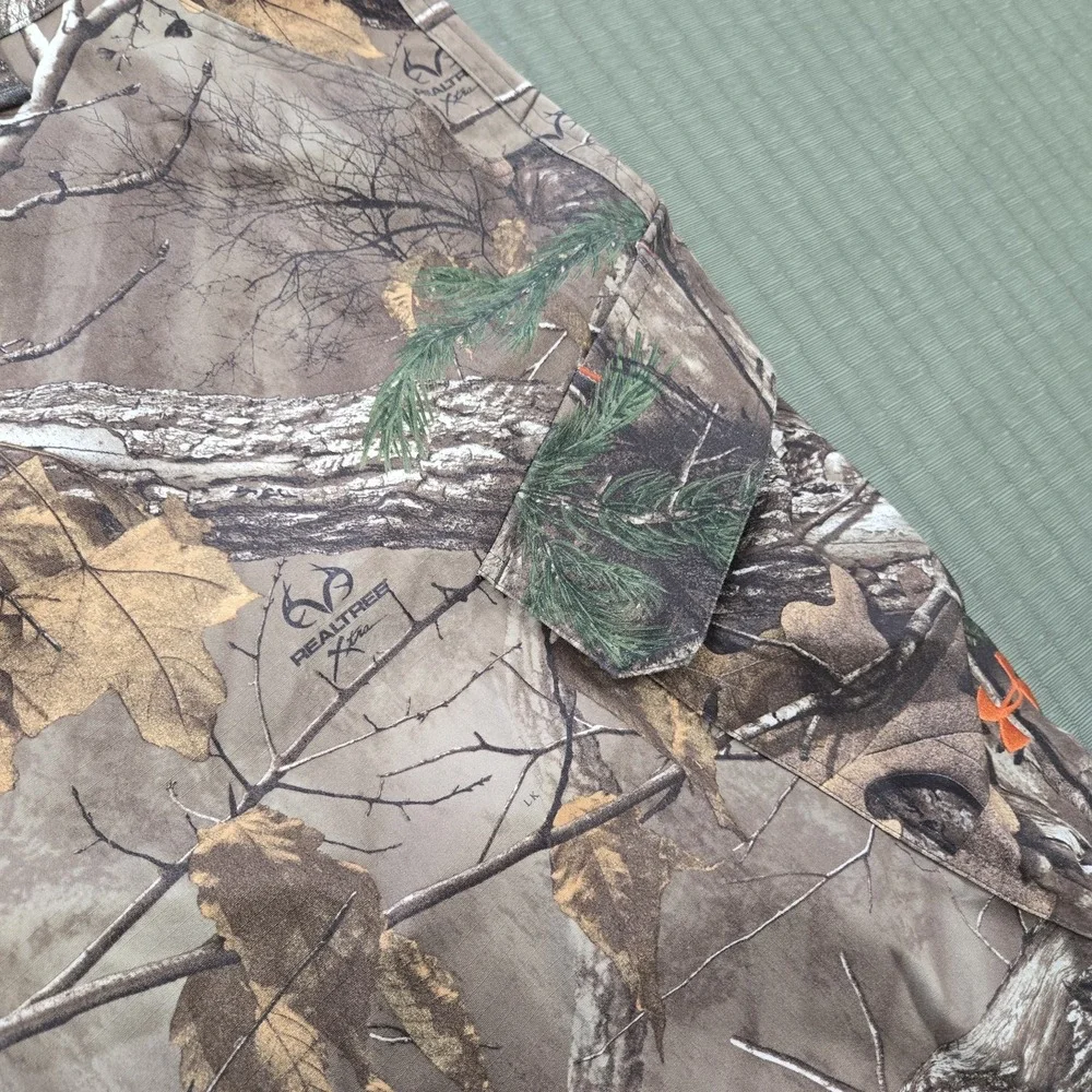 Under‎ Armor Storm Hunting Pants Men's 42 x 32 Field Realtree Camo Cargo 1238327